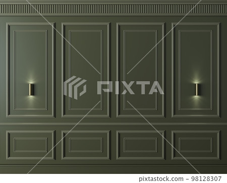 Classic wall of color gray mocha wood panels 98128307