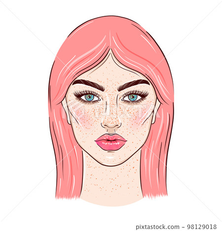 Portrait of young woman 98129018