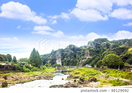 Yamakuni河和藍門 98129092