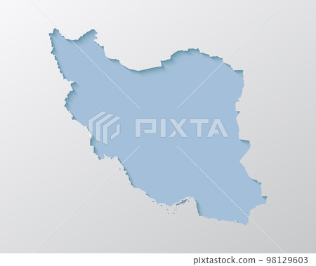 Vector map Indonesia, abstract inner shadow 98129603