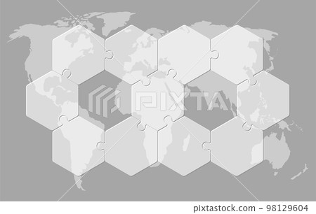 Transparent diagram infographic process on 11 steps 98129604