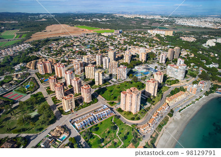 Aerial shot of Dehesa de Campoamor. Costa Blanca, Spain 98129791