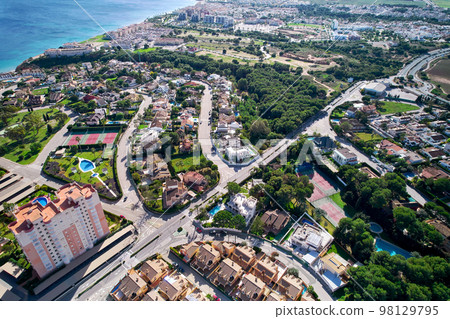 Aerial shot of Dehesa de Campoamor. Costa Blanca, Spain Aerial shot of Dehesa de Campoamor. Costa Blanca, Spain 98129795