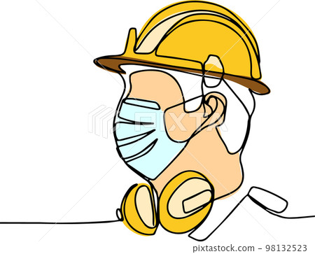 construction manager and engineer working on building site. Vector illustration construction manager and engineer working on building site. Vector illustration 98132523