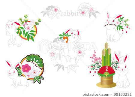 2023生肖兔設計23A 2023生肖兔設計23A 98133281