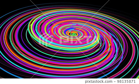 3d rendering stylish creative abstract background. colored lines swirling in spiral. Motion design bg of particles shaping lines, helix and abstract structures. 3d render 3d rendering stylish creative abstract background. colored lines swirling in spiral. Motion design bg of particles shaping lines, helix and abstract structures. 3d render 98135871