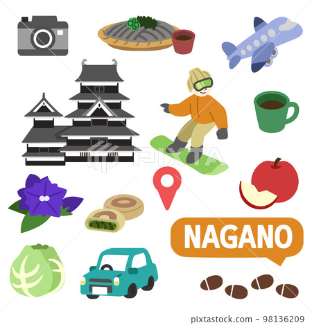 長野圖標沒有線 98136209