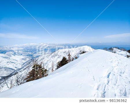 冬季 Tomi Ridge Trekking：眺望妙高 98136362