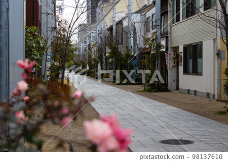 EOSR6.Hiroshima Fukuyama, an alley with blurred flowers. EOSR6.Hiroshima Fukuyama, an alley with blurred flowers. 98137610