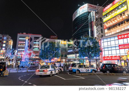 “東京”赤羽站前，市中心的夜景 98138227