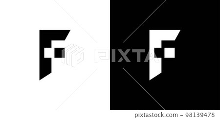 Modern and strong letter F initials logo design Modern and strong letter F initials logo design 98139478