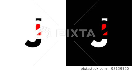 unique and modern J2 letter logo design 3 98139560