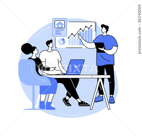 Consulting clients isolated cartoon vector illustrations. Consulting clients isolated cartoon vector illustrations. 98140004