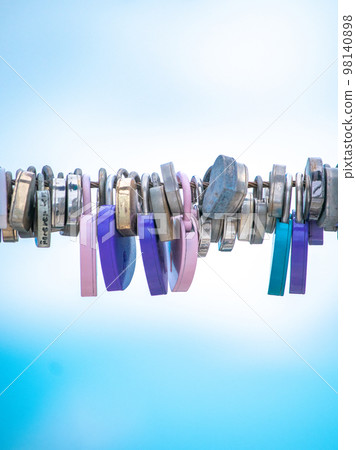 Love padlock Love padlock 98140898