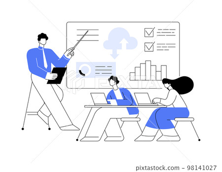 Big data conference abstract concept vector illustration. Big data conference abstract concept vector illustration. 98141027