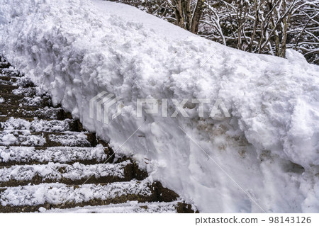 福島縣豬苗代町冬天的土津神社 98143126