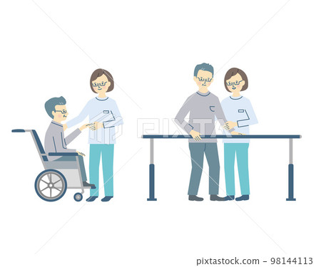 man in rehabilitation 98144113