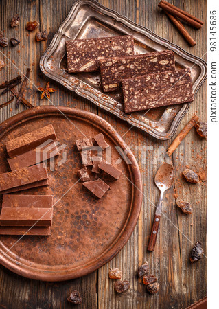 Homemade chocolate sweets Homemade chocolate sweets 98145686