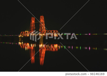 Lift bridge light up Lift bridge light up 98146169