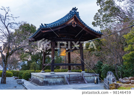 Ancient Kyoto Higashiyama Kodaiji Temple Bell Tower 98146459
