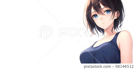 短頭髮的女孩 98146512