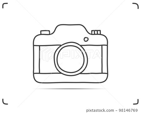 Doodle Camera Icon 98146769