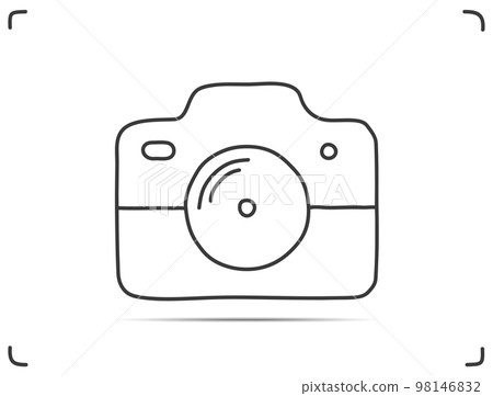 Doodle Camera Icon 98146832