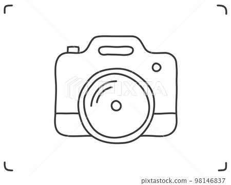 Doodle Camera Icon 98146837