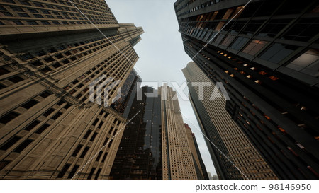 Looking up at office towers in Calgary Looking up at office towers in Calgary 98146950