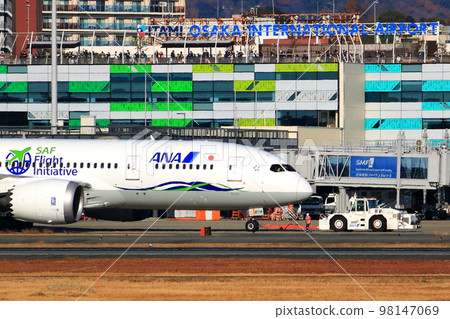 大阪國際機場 ANA 綠色噴氣式飛機起飛計劃 Sky Park 大阪國際機場 ANA 綠色噴氣式飛機起飛計劃 Sky Park 98147069