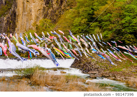 Zaimokuiwa的宮城鯉魚旗 98147396