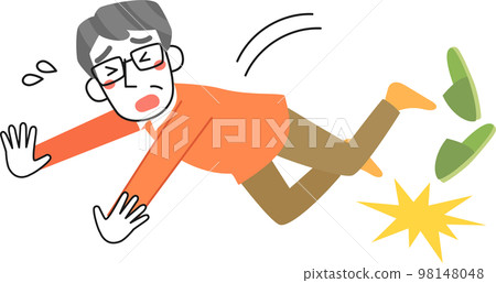 摔倒的老人 98148048