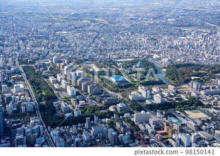 鳥瞰名古屋城 鳥瞰名古屋城 98150141