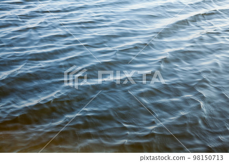 Water surface with ripples Water surface with ripples 98150713