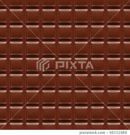 seamless pattern of chocolate. dark milk chocolate bar as background. chocolate bar texture 98152869