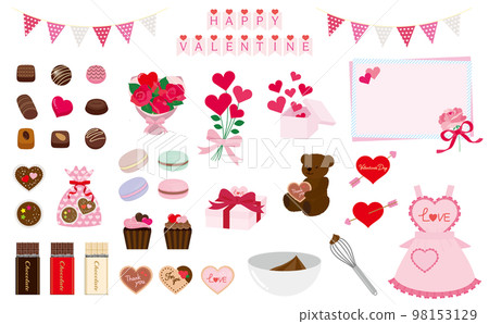 Valentine's Day Handmade Chocolate Set 98153129