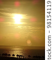 The sunset seen from the coastal park 98154119