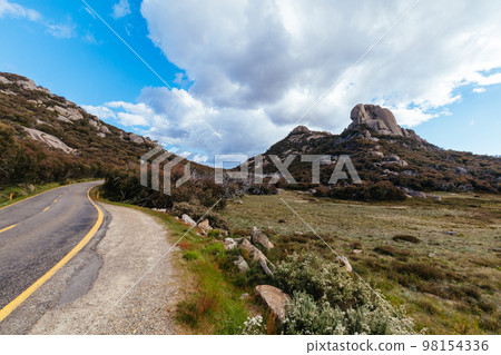 Mt Buffalo Cathedral Rock View in Australia Mt Buffalo Cathedral Rock View in Australia 98154336