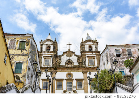 Historic church in baroque style in the Pelourinho Historic church in baroque style in the Pelourinho 98155270