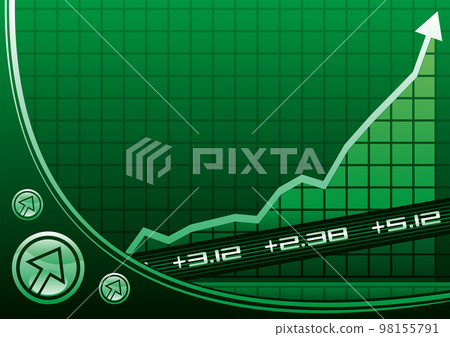 Hossa on economic analysis graph Hossa on economic analysis graph 98155791