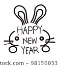 Happy New Year_Rabbit 98156033