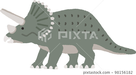 Illustration of triceratops 98156182
