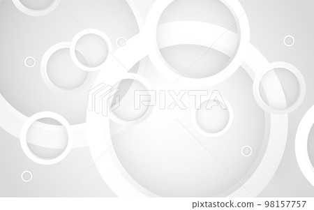 Simple gray abstraction, lots of circles, background material, vector material 98157757