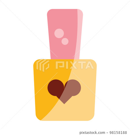 Isolated beauty nail product icon Flat design Vector Isolated beauty nail product icon Flat design Vector 98158188