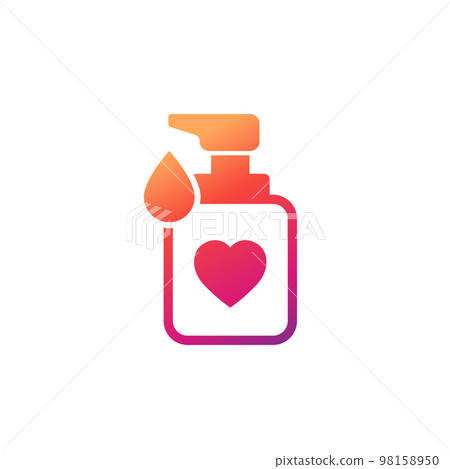 lubricant icon, sex lube or intimate gel vector lubricant icon, sex lube or intimate gel vector 98158950