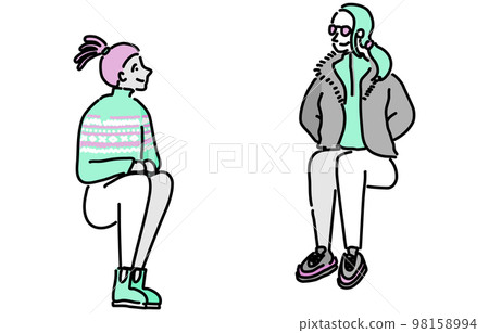 Sitting person set Fall/Winter Sitting person set Fall/Winter 98158994