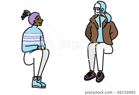 Sitting person set Fall/Winter Sitting person set Fall/Winter 98158995