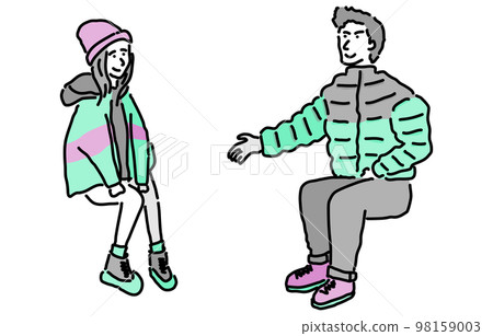 Sitting person set Fall/Winter Sitting person set Fall/Winter 98159003