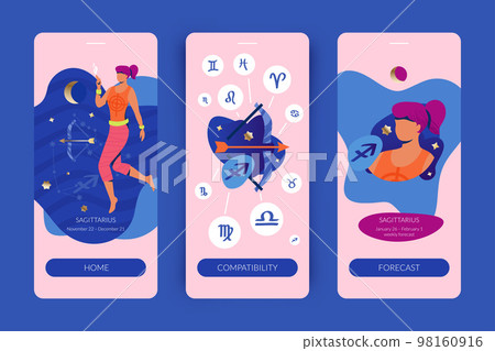Sagittarius Mobile App Screens Sagittarius Mobile App Screens 98160916