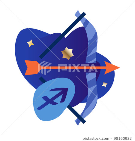 Sagittarius Zodiac Icon Sagittarius Zodiac Icon 98160922